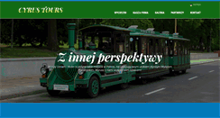 Desktop Screenshot of cyrus-tours.pl